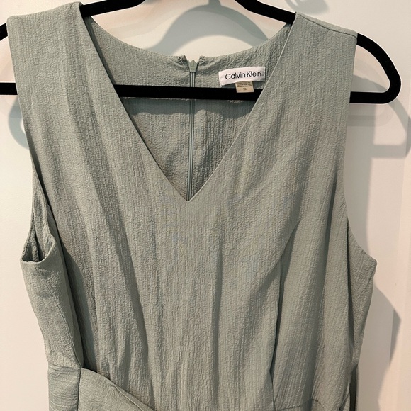 Calvin Klein Mint Green Jumpsuit Size 10 - Picture 3 of 7